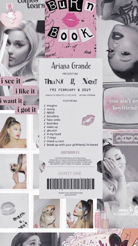 Ariana Grande Songs Aesthetic, Ariana Wallpaper Aesthetic, Ariana Grande Album Wallpaper, Ariana Grande Songs Wallpaper, Ariana Wallpaper Iphone, Ariana Grande Collage Wallpaper, Ariana Grande Lockscreen Aesthetic, Ariana Grande Aesthetic Wallpapers, Aesthetic Ariana Grande Wallpaper