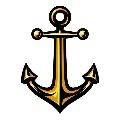 Vector nautical ship anchor icon. marine... | Premium Vector #Freepik #vector #anchor-logo #marine-logo #nautical-logo #anchor Anchor Logo Design, Marine Symbol, Anchor Vector, Marine Logo, Nautical Logo, Anchor Icon, Marines Logo, Anchor Logo, Ship Anchor