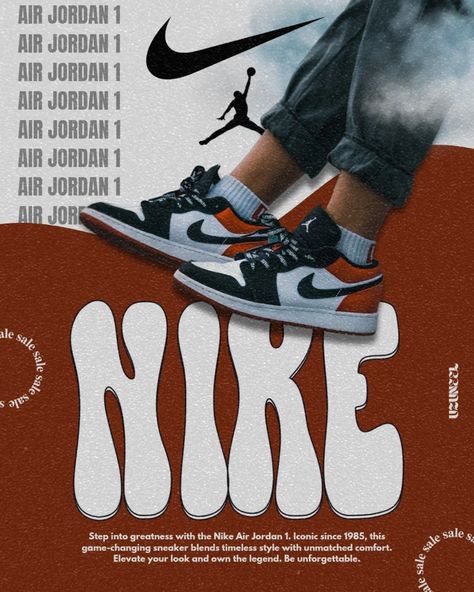 Nike Shoe Poster design . . .#nike #nikeshoes #posterart #PosterDesign #graphicdesign #digitalartwork Nike Magazine Cover, Nike Poster Aesthetic, Nike Shoe Poster, Nike Magazine, Shoe Poster Design, Nike Poster, Shoe Poster, Nike Shoe, Poster Ideas