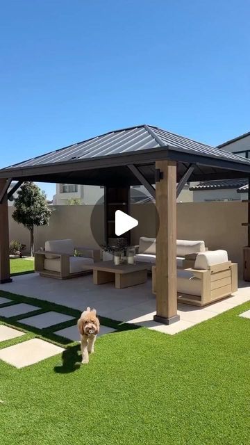 Sunjoy Life | Outdoor Furniture on Instagram: "Spring vibes in full swing! 🌸 

Our customer, @kristinaquintana has turned her backyard into a cozy oasis with our gazebo as the centerpiece. Watch as she adds her personal touch to create the perfect outdoor retreat. 

Who else is ready for sunny days and backyard bliss? ☀️
.
.
.
.
.
#sunjoy #sunjoylife #gazebo #backyard #patios #outdoorfurniture #outdoorproject #outdoordesign #outdoordecor #outdoorlifestyle  #outdoorspaces #patiofurniture #backyardoasis #backyardgoals #backyardparadise #backyardliving #patiovibes #patiodesigns #outdoorentertaining #springdecor" Outdoor Ideas Patio, Gazebo Backyard, Backyard Patio Ideas, Backyard Paradise, Backyard Living, Ideas Patio, Outdoor Retreat, Spring Vibes, Backyard Oasis