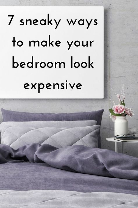 Want to #decorate your bedroom to look more luxe than it really is? Get the glam look for your bedroom that you really want, even though you are on a budget. Bedroom Decor On A Budget, Glam Bedroom, Bedroom Updates, Look Expensive, Glam Look, Loft Design, Trendy Bedroom, Bedroom Loft, Simple Bedroom