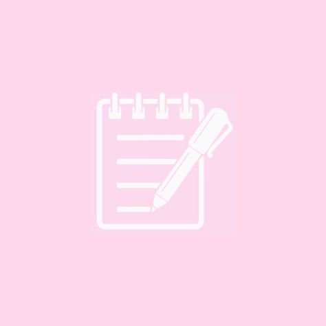 Pink Notes Icon, Pastel Pink Wallpaper Iphone, Ios Notes, Notes App Icon, Notes Icon, Pastel Pink Wallpaper, Kawaii App, Notes App, Pink Phone