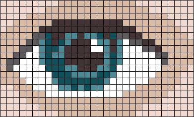 Pixel Art Eyes, Eye Pixel Art, Eye Cross Stitch Pattern, Eye Realistic, Eyes Realistic, Realistic Portrait, Pix Art, Graph Design, Beaded Jewlery