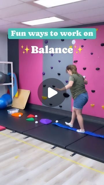 Play On Pediatric Therapy | Kids Therapy on Instagram: "Happy Tip Tuesday! Here’s some examples on how we make working on balance fun 💥  🏡 at home: use your couch cushions, pillows, boxes  •  •  •  #playon #playonpediatric #playonpediatrictherapy #barrhavenbusiness #ot #pt #ptforkids #physioforkids #otforkids #physiotherapy #occupationaltherapy #primitivereflexes #primitivereflexintegration #behaviours #sensoryplay #ptforchildren #otforchildren #ottawa #balance #obstaclecourserace #balancetraining" Pediatrics Physical Therapy, Paediatric Physiotherapy Ideas, School Based Physical Therapy, Occupational Therapy Obstacle Course, Vestibular Activities Kids, Pediatric Occupational Therapy Ideas, Geriatric Activities, Vestibular Activities, School Based Therapy