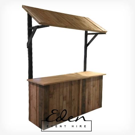 Wooden Outdoor Catering Stall Wooden Stall, Outdoor Catering, Diy Sewing Table, Bar Hire, Bar Catering, Market Stands, Food Cart Design, Event Booth, Coffee Stands