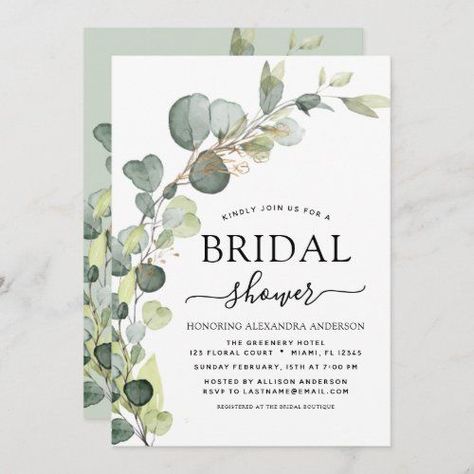 Succulent Invitation, Bridal Shower Greenery, Baby Shower By Mail, Bridal Shower Luncheon, Boho Bridal Shower Invitations, Shower By Mail, Virtual Baby Shower Invitation, Budget Baby Shower, Greenery Invitation