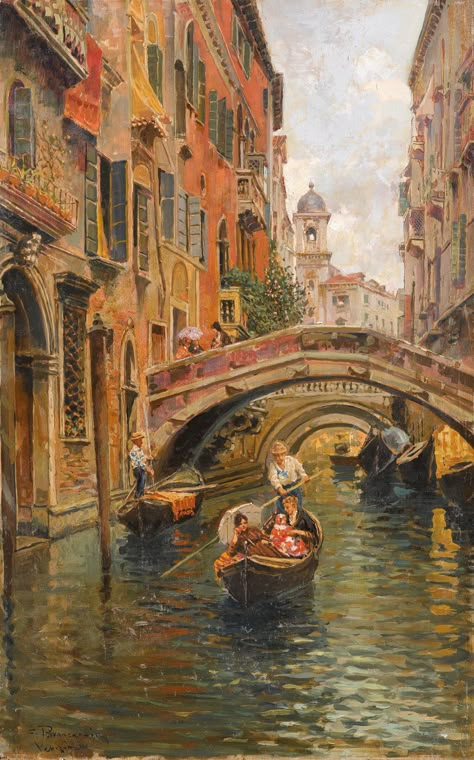 Venice Painting, Victorian Paintings, Oil Painting Reproductions, Aesthetic Painting, Italian Artist, Classical Art, Painting Reproductions, Line Art Drawings, Beautiful Artwork