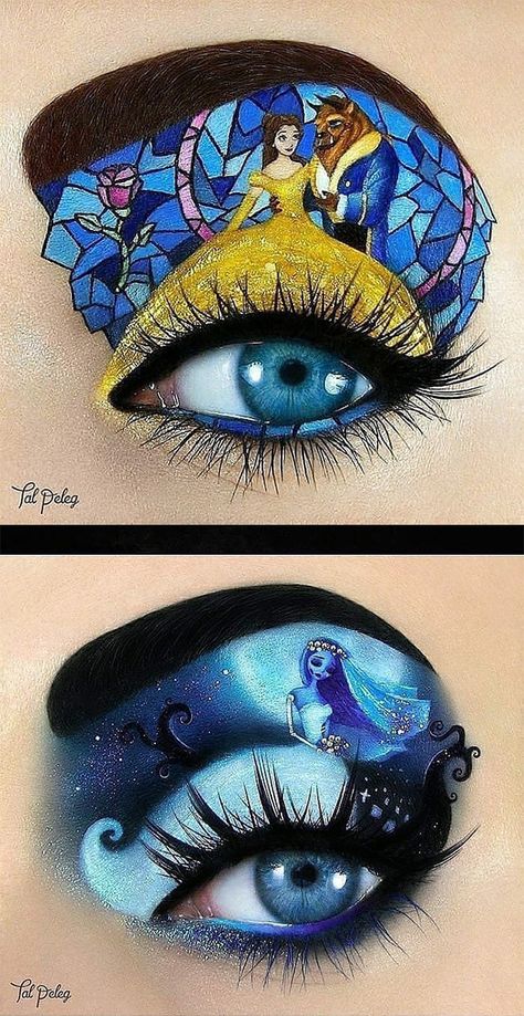 Artsy Eye Makeup, Disney Eye Makeup, Crazy Eye Makeup, Disney Eyes, Artsy Makeup, Princess Makeup, Eye Makeup Styles, Face Art Makeup, Disney Makeup