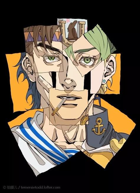 Jjba Face Reference, The Real Snipster Jojo, Jo Jos Bizzare Adventure, Jojos Bizzare Adventure Art, Art Concepts Ideas, Jojos Bizzare Adventure Manga, Jojos Bizzare Adventure Fanart, Jojo's Bizarre Adventure Tattoo, Jojo's Bizarre Adventure Fanart