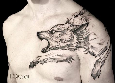 Lace Butterfly Tattoo, Wolf Tattoo Meaning, Fenrir Tattoo, Tattoo Foot, Tier Tattoo, Rock Tattoo, Petit Tattoo, Kunst Tattoos, Inspiration Tattoos