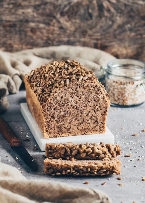 Best Buckwheat Chia Bread Chia Bread, Buckwheat Bread, Buckwheat Recipes, Homemade Baked Bread, Korean Kitchen, Healthy Bread Recipes, Knead Bread Recipe, Gluten Free Recipes Bread, Bread Easy