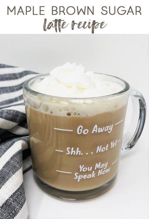 If you love the Maple Brown Sugar Latte at Nordstrom's Cafe, you'll love this copycat recipe! Brown Sugar Latte, Maple Latte Recipe, Nordstrom Cafe, Fall Coffee Drinks, Coffee Recipes Hot, Blueberry Cheesecake Bars, Make Brown Sugar, Coffee Recipes Starbucks, Creamer Recipe