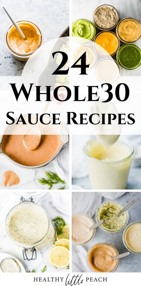 30 Day Reset, Whole 30 Sauces, Bland Meals, Whole30 Meal Prep, Sauces Recipes, 30 Diet, Whole 30 Meal Plan, Easy Whole 30 Recipes, Keto Sauces