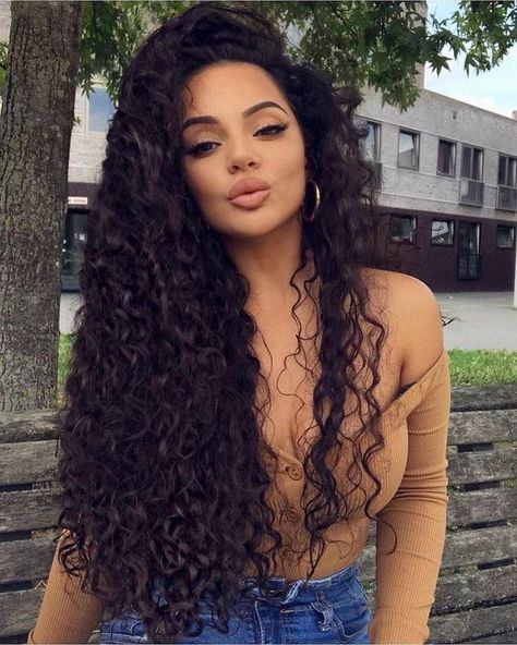 Beautiful Curly Hair, Brazilian Human Hair, Long Curly Hair, Long Curly, Lace Frontal Wig, Brazilian Hair, Frontal Wigs, Hair Bundles, Brunettes