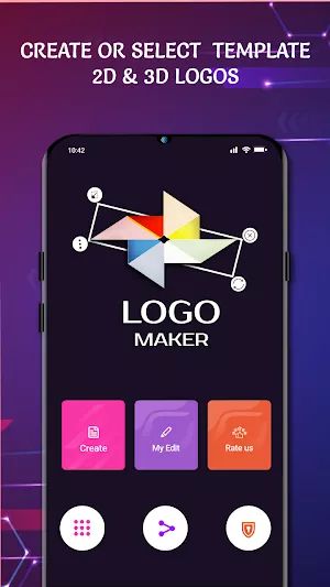 Logo Maker Graphic design logo Logo Maker App, Expect Nothing, Logo And Branding, Design App, 3d Logo, I Stand, Minimalist Logo Design, Professional Logo, Creative Logo