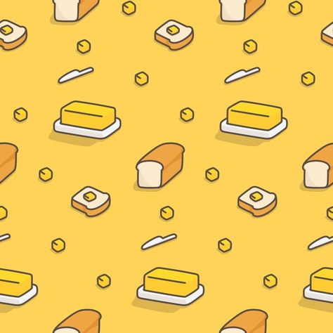 Background Kawaii, Wrap Wallpaper, Kawaii Doodle, Sliced Bread, Nike Wallpaper, Kawaii Doodles, Vector Background, Gift Wrap, Seamless Pattern