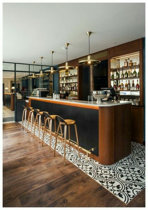 Hotel Bar Design, Bar In Casa, Kursi Bar, Bar Interior Design, Mid Century Modern Lighting, Hotel Interior Design, Bar Interior, Bar Design Restaurant, Hotel Bar