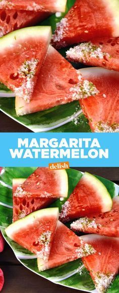 Margarita Watermelon Is The Boozy Snack You Need Margarita Watermelon Bites, Boozy Snacks, Boozy Deserts, Alcohol Snacks, Drunken Fruit, Boozy Watermelon, Boozy Fruit, Spiked Watermelon, Boat Snacks