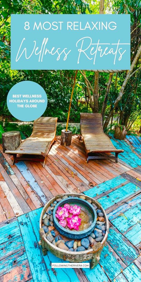 Wellness Holidays. Book into one of these 8 dreamy wellness resorts and come out the other side feeling like a totally new you. | Wellness | Wellness Travel | Wellness Wednesday | Wellness Resorts | Holiday | Vacation Wellness Retreat Ideas, Travel Wellness, Healthier Mindset, Florida Vacation Spots, Holiday World, Wellness Resort, Wellness Retreat, Healing Space, Wellness Travel