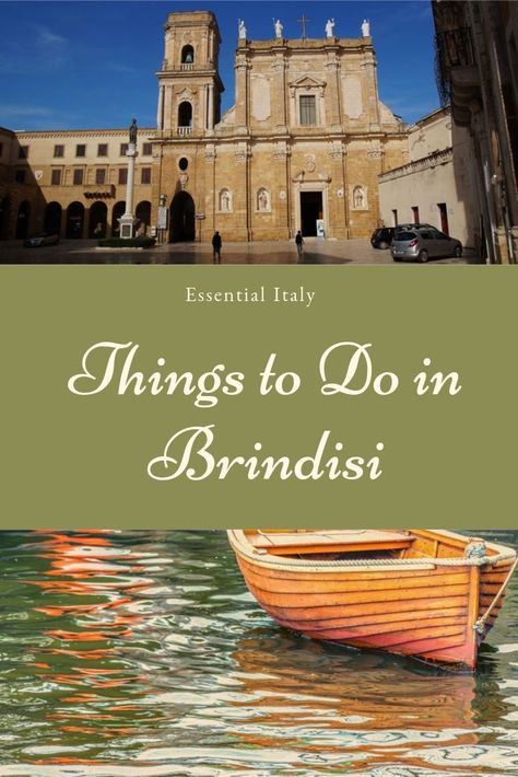 Brindisi Italy Things To Do, Brindisi Italy, Italy 2023, Dream Trips, Italy Trip, Holiday Guide, Puglia Italy, Southern Italy, Holiday Planning