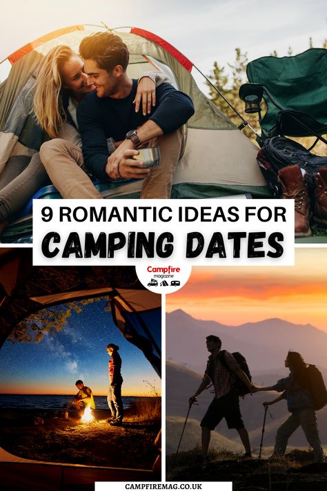 Are you looking for fun and romantic things to do with your partner? Check out these 9 romantic camping date ideas. I camping tips I camping ideas I things to do outdoor with your partner I fun dates I fun outdoor dates I #camping #outdoors #dateideas Uk Date Ideas, Camp Date Night Romantic, Couples Camping Romantic, Camping Date Ideas, Romantic Camping Ideas, Staring Lovingly, Camping Ideas For Couples, Camping Date, Outdoor Dates