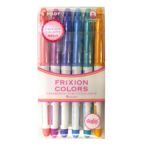 Pilot friction Colors 6C2 SFC-60M-6C2 6 color set (japan import): Amazon.ca: Office Products Bible Study Journaling, Coloring Bible, Highlighter Brands, Marker Coloring, Wire Wrapping Tools, Lavender Sky, Erasable Markers, Pilot Frixion, Cute Pens