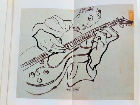 Kenny Burrell – Blue Note 1543 | Andy Earhole Andy Warhol Illustration, Warhol Illustration, Kenny Burrell, Jonas Wood, How To Make Drawing, Whitney Museum, Plant Drawing, Paul Klee, Pop Artist