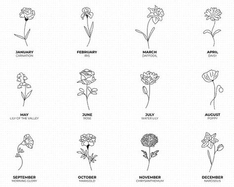 Lungs Art, January Flower, Flower Tattoo Stencils, Simple Flower Tattoo, Rose Vector, December Birth Flower, Tattoo For Boyfriend, Clipart Birthday, Shin Tattoo