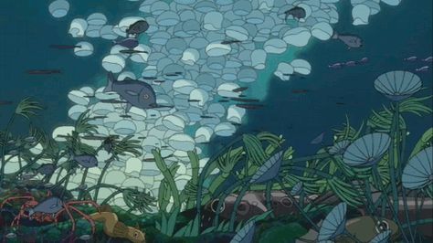 Happy 75th birthday Hayao Miyazaki — here are 7 of our favorite moments from his films Studio Ghibli Ponyo Wallpaper, Art Studio Ghibli, Underwater City, Computer Wallpaper Desktop Wallpapers, Wallpaper Dekstop, Studio Ghibli Art, Ghibli Art, Ghibli Movies, Hayao Miyazaki