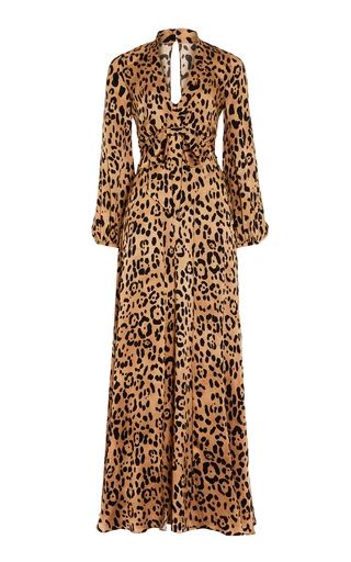 Ahs Hotel, Dress Moda Operandi, Slinky Dress, Fashion Vocabulary, Animal Print Dress, Fabulous Clothes, Temperley London, Silk Gown, Leopard Dress