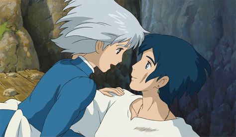 why howl and sophies love story is unique Howl no Ugoku Shiro Capture 6 قلعة هاول المتحركة, Castle Movie, Studio Ghibli Films, Art Studio Ghibli, Howl Pendragon, 하울의 움직이는 성, Personajes Studio Ghibli, Howl And Sophie, Studio Ghibli Characters