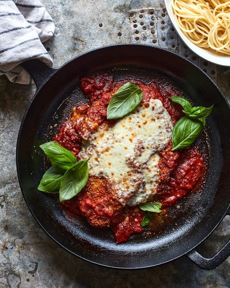 Chicken Parmesan from www.whatsgabycooking.com (@whatsgabycookin) Whats Gaby Cooking, Date Night Recipes, Cooking Chicken, Best Chicken Recipes, Chicken Parmesan, Chicken Thigh Recipes, Weeknight Dinners, Chicken Breast Recipes, Wedding Food