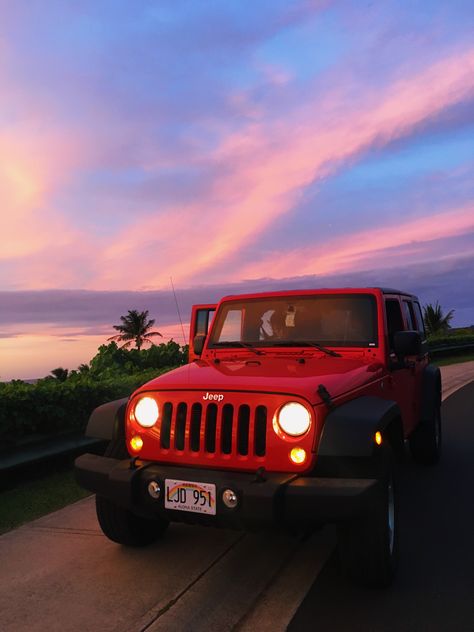 Dark Red Jeep Wrangler, Aesthetic Jeep Wallpaper, Jeep Wrangler Rubicon Red, Jeep Wrangler Rubicon Aesthetic, Dream Jeep Wrangler, Jeep Summer Aesthetic, Jeep Wrangler Summer, Red Jeep Wrangler Aesthetic, Jeep Wrangler Aesthetic Wallpaper