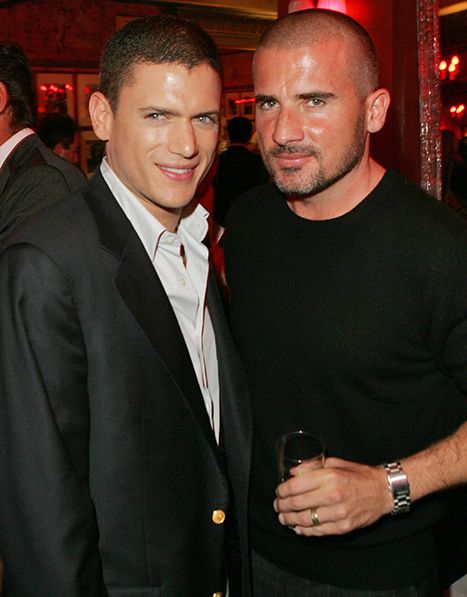 Dominic Purcell and Wentworth Miller Prison Break 3, Lincoln Burrows, Wentworth Miller Prison Break, Michael Scofield, Dominic Purcell, Broken Love, Gorgeous Guys, Wentworth Miller, Male Celebrities