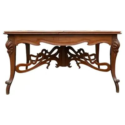 Art Nouveau Coffee Table, Art Neauveau Furniture, Art Nouveau Products, Art Nouveau Dining Table, Art Nouveau Dining Room, Art Nouveau Living Room, Art Nouveau Desk, Art Nouveau Table, Stile Art