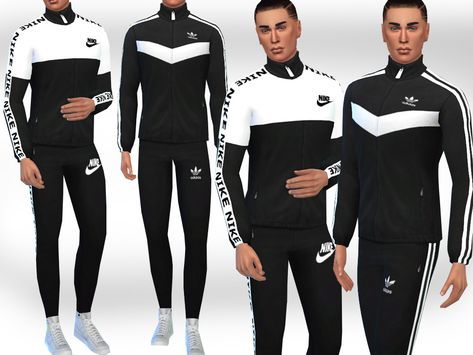 Sims 4 — Men FullBody Tracksuits by saliwa — Men FullBody Tracksuits The Sims 4 Pack, Sims 4 Clothing Sets, Mods Sims 4, Sims 4 Men Clothing, Sims 4 Hair Male, Sims 4 Male Clothes, Sims 4 Tsr, Die Sims 4, Sims 4 Game Mods