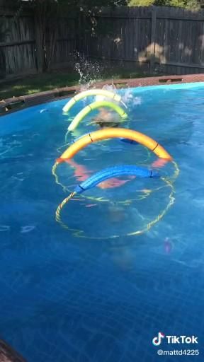 Fun Patio Ideas Diy Projects, Above Ground Pool Decorating Ideas Backyard, Outdoor Game Storage Ideas, Pool Hang Out Ideas, Front Yard Ideas On A Budget Diy, Swimming Pool Activities, Fun Pool Accessories, Summer Pool Party Activities, Pool Seats In Water Diy