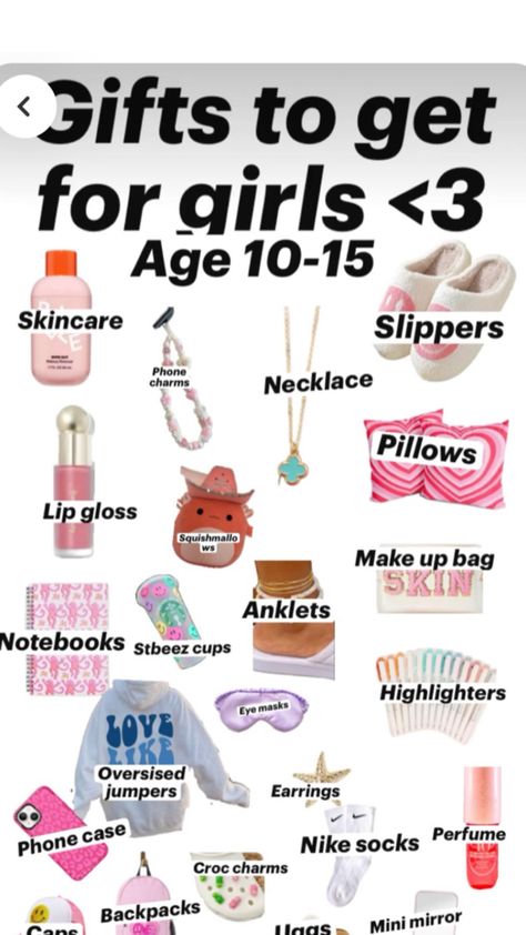 Bday Gifts For 13 Girl, Christmas List Ideas 11-12 Girl, Stuff To Get For Your Birthday 11 Yo, Things To Get For Christmas 10-11 Cheap, Christmas Wishlist Ideas For Kids, What To Get A 11 Yo For Birthday, Things To Get From 5 Below, Christmas List For 11-12, What To Get For Your 12th Birthday