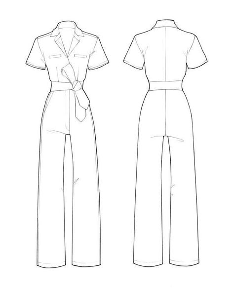 Flat Pattern Fashion, Dress Technical Flat, Collar Illustration, Fashion Illustration Tutorial, Fashion Design Template, Fashion Illustrations Techniques, Fashion Drawing Sketches, Clothing Sketches, Dress Design Drawing