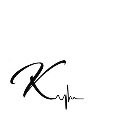 Cursive K Tattoo, Letter K Tattoo Ideas, Letter K Tattoo, Finger Tattoos For Couples, Cute Embroidery Patterns, V Tattoo, Rib Tattoos For Women, Phrase Tattoos, K Tattoo