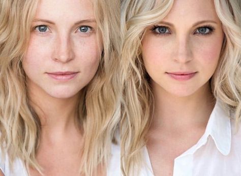 Candice ❤️ Kayla Ewell, Candice Accola, Vampire Love, Candice King, Caroline Forbes, Without Makeup, Vampire Diaries The Originals, Boss Babe, Vampire Diaries