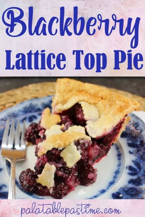 Lattice Top Blackberry Pie #BakingBloggers – Marionberry Pie Recipe, Blackberry Pie Filling, Easy Blackberry Pie, Blackberry Pie Recipe, Perfect Pie Crust Recipe, Blackberry Pie, Blackberry Recipes, Pie Filling Recipes, Easy Homemade Recipes