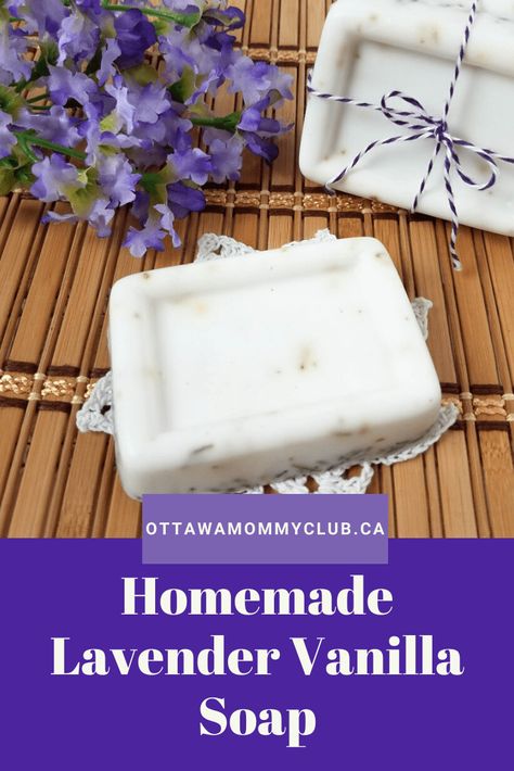 Vanilla Soap Recipe, Homemade Soap Recipe, Vanilla Diy, Diy Soap Bars, Easy Soap Recipes, Diy Soap Recipe, Vanilla Soap, Handmade Soap Recipes, Melt And Pour Soap