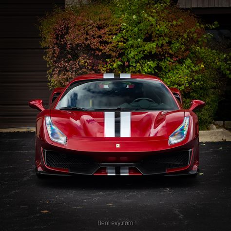 Front of Burgundy Ferrari 488 Pista - BenLevy.com Ferrari 488 Pista Wallpaper, Ferrari 488 Pista, Ferrari 488, Red Wallpaper, Car Front, Car Wallpapers, Ferrari, Car Pictures, Cars