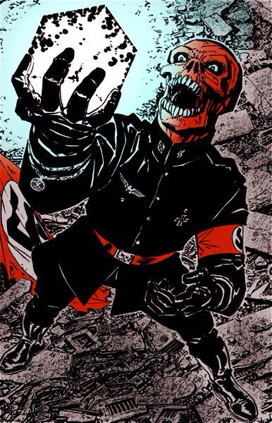 Awesome Red Skull by John Byrne Red Skull Marvel, Captain America Villains, Anime Horror, Comic Book Villains, Pale Makeup, Captain America Comic, Selfie Art, Marvel Villains, Bd Comics