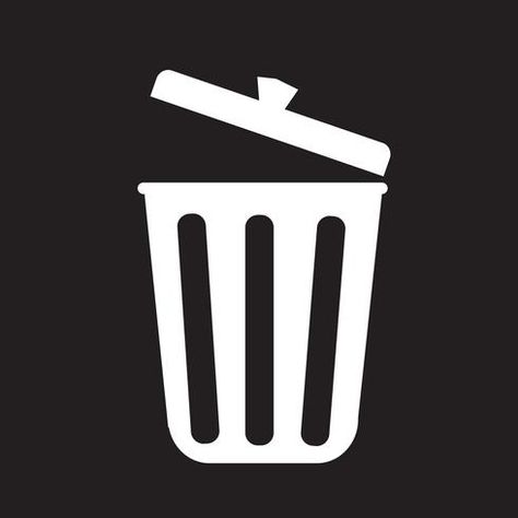 trash icon  symbol sign Trash Icon Aesthetic, Recycle Bin Icon Aesthetic, Trash Logo, Trash Sign, Trash Icon, Trash Aesthetic, Recycle Bin Icon, White Bin, Pastel Goth Art