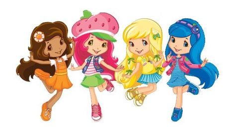 Cherry Friends, Strawberry Shortcake Pictures, Friendship Wallpaper, Strawberry Shortcake Cartoon, Hello Kitty Wallpaper Hd, Strawberry Shortcake Characters, Shrink Art, Strawberry Party, Emoji For Instagram