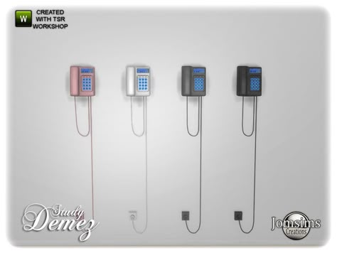 Sims 4 Wall Phone, Ts4 Phone Cc, Sims 4 Alarm System Cc, Ts4 School Cc, Sims 4 Decades Challenge, Study Wall, Sims 4 Piercings, Sims Packs, Sims 4 Clutter