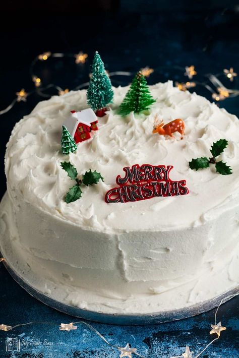 This Christmas cake is really easy to make and is decorated with a retro-style snow scene which requires little cake decorating skill but still looks fabulous. Until a few years ago my go to Christmas cake recipe was this Rich Fruit Cake which I published on Recipes Made Easy. Over the years it has served... Read More The post Easy Retro Christmas  Cake was written by Jacqueline Bellefontaine and appeared first on Only Crumbs Remain - Baking and Sweet Recipes Made Easy Light Fruit Cake, Christmas Cakes Easy, Present Cake, Cake Decorating Icing, Chocolate Pack, Glace Cherries, Christmas Cake Designs, Vintage Style Christmas, Ice Cake