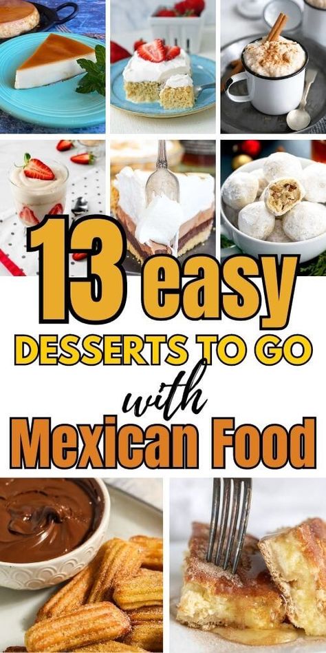 Taco Bar Themed Desserts, Dessert Ideas For Taco Bar, Desserts For Fiesta Party, Desserts For Taco Party, Easy Dessert For Taco Night, Taco Bar Party Dessert Ideas, Easy Mexican Themed Desserts, Mexican Dessert For Party, Mexican Dinner Dessert Ideas